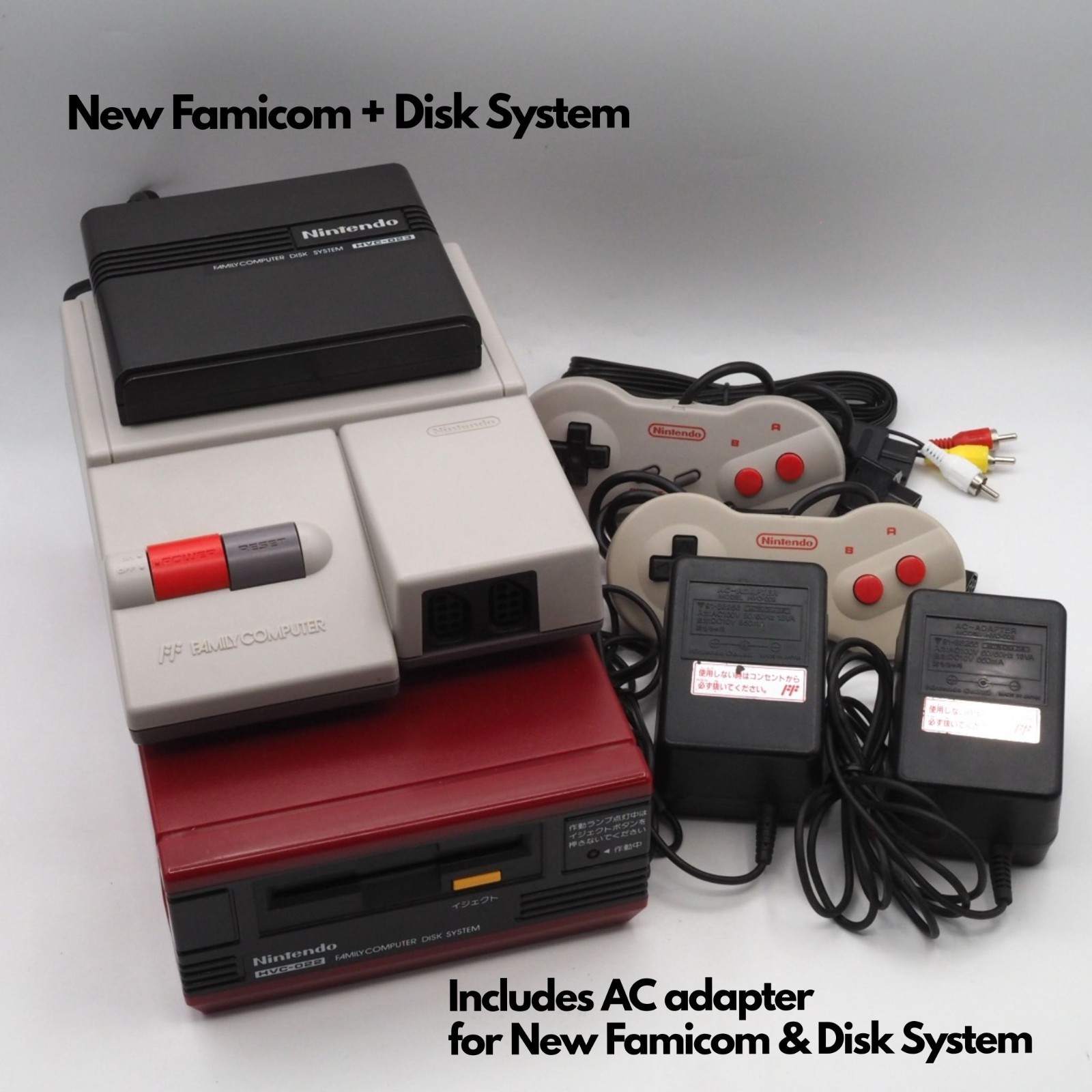 Nintendo Famicom / Disk System Console system – Choose Your Bundle Tested NTSC-J