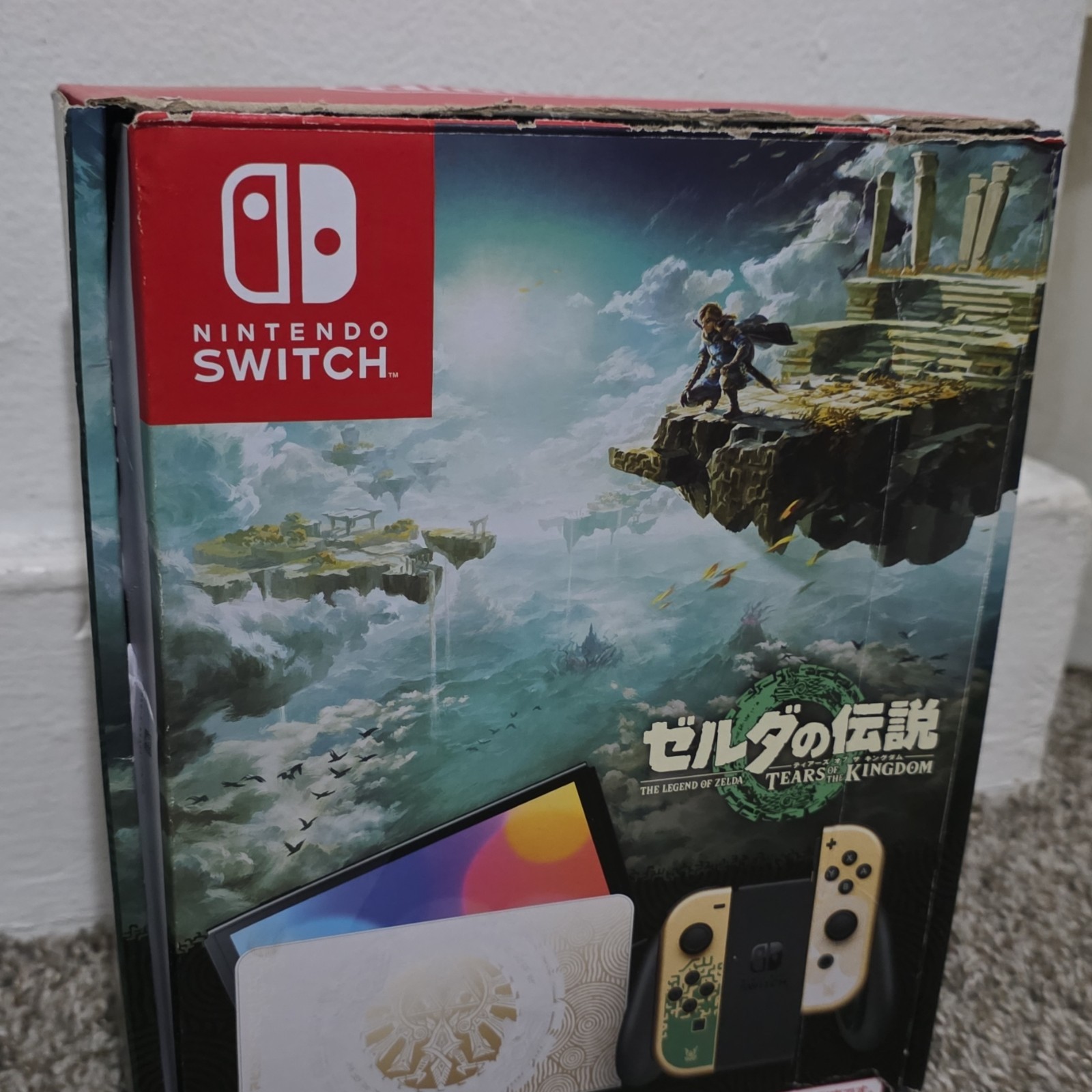 Nintendo Switch OLED Zelda Tears of the Kingdom Edition HDMI Gold/White/Black
