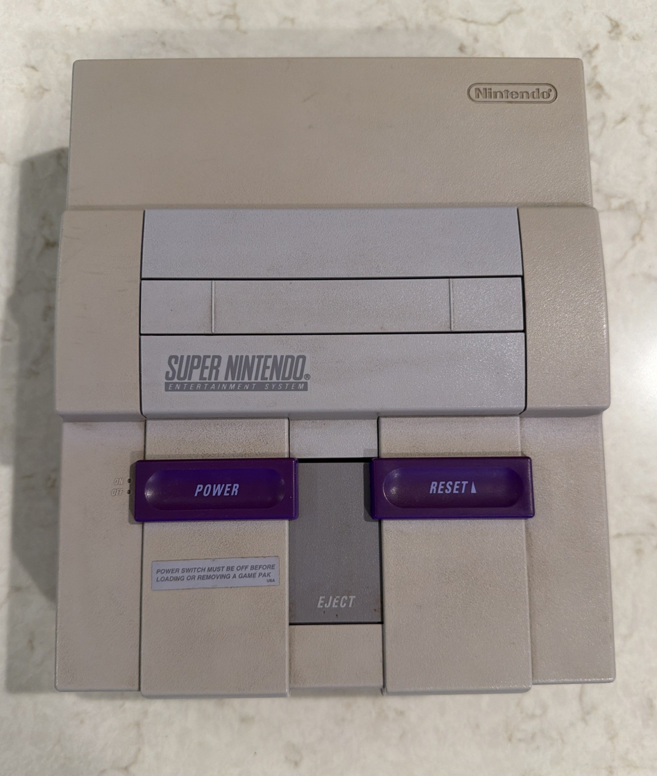 Super Nintendo Entertainment System SNES Console Gaming System SNS-001 Tested