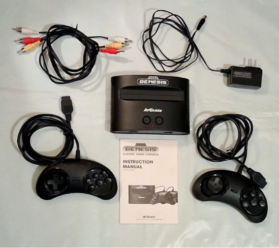 ATGames Sega Genesis Classic Game Console, 81 Games, Model FB8280C
