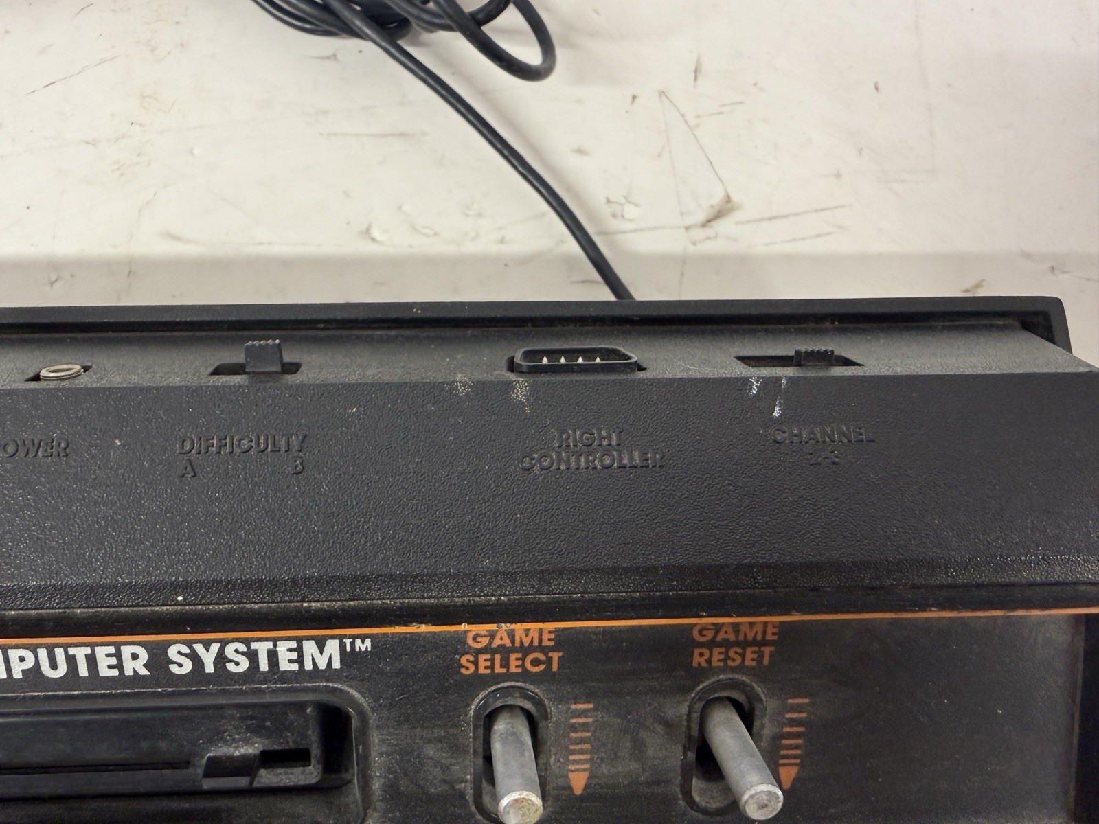 Untested Looks Nice Atari 2600 Console CX-2600A – Woody Wood Grain Console Only