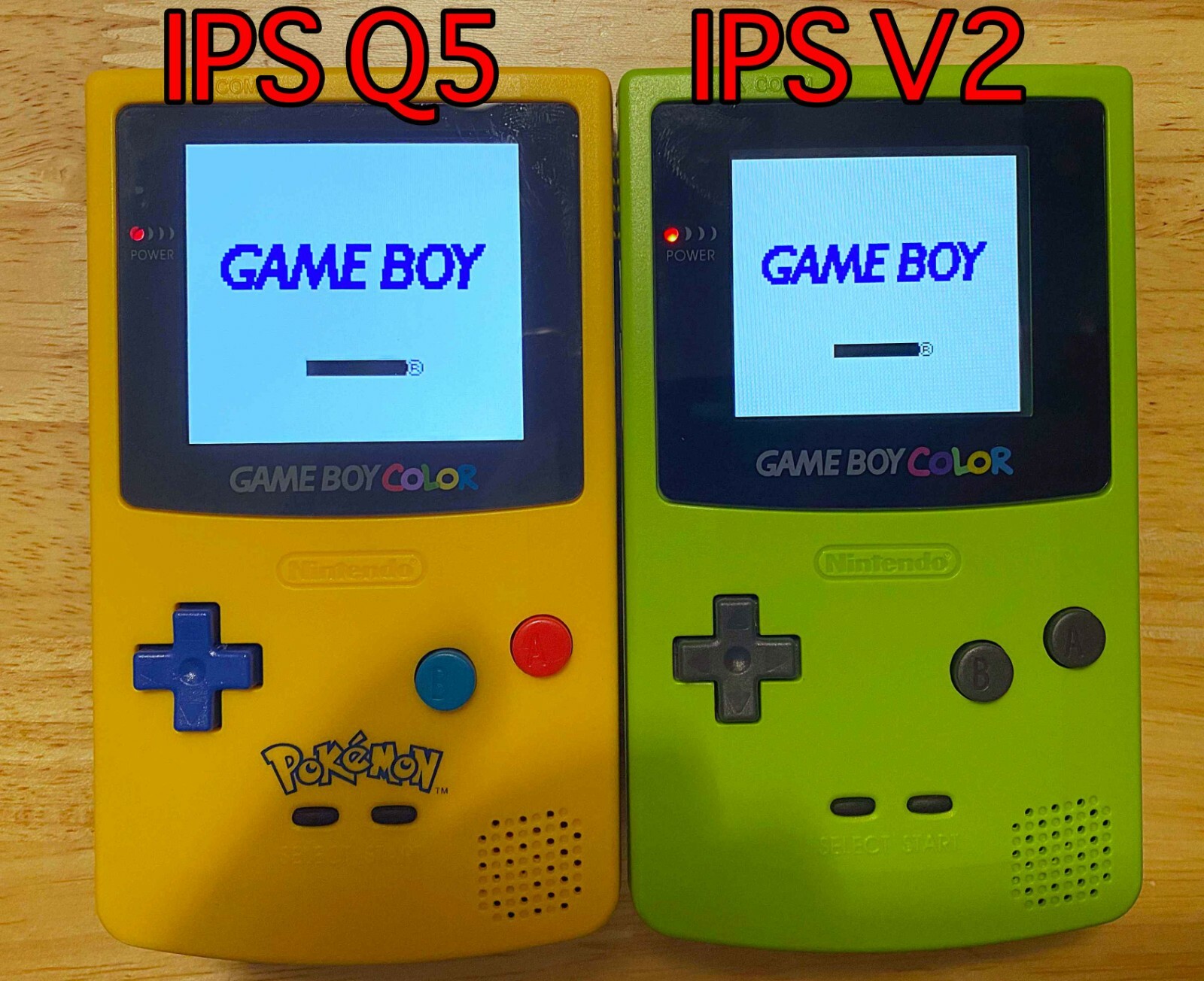 FunnyPlaying Retro NES / DMG Gameboy Color Laminated 2.5D IPS Backlit Console