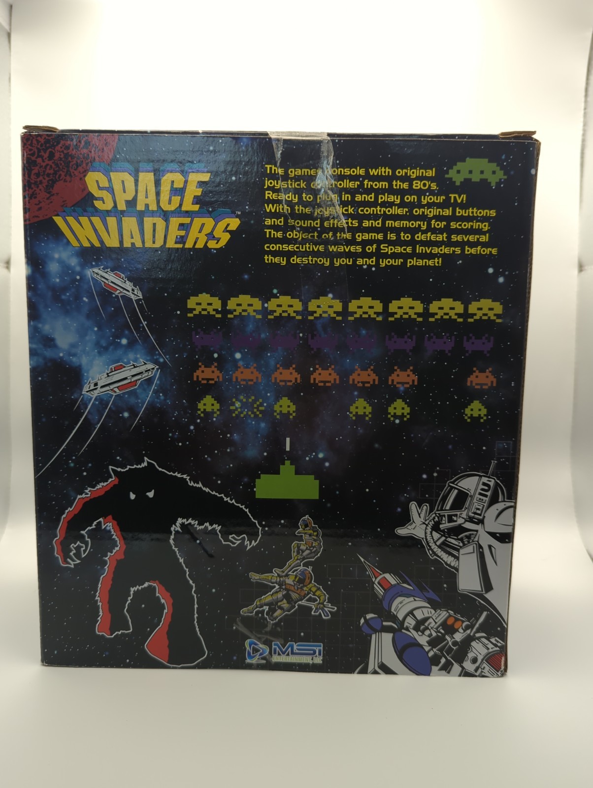Space Invaders Plug and Play TV Arcade Game MSI Entertainment Taito Retro 2016
