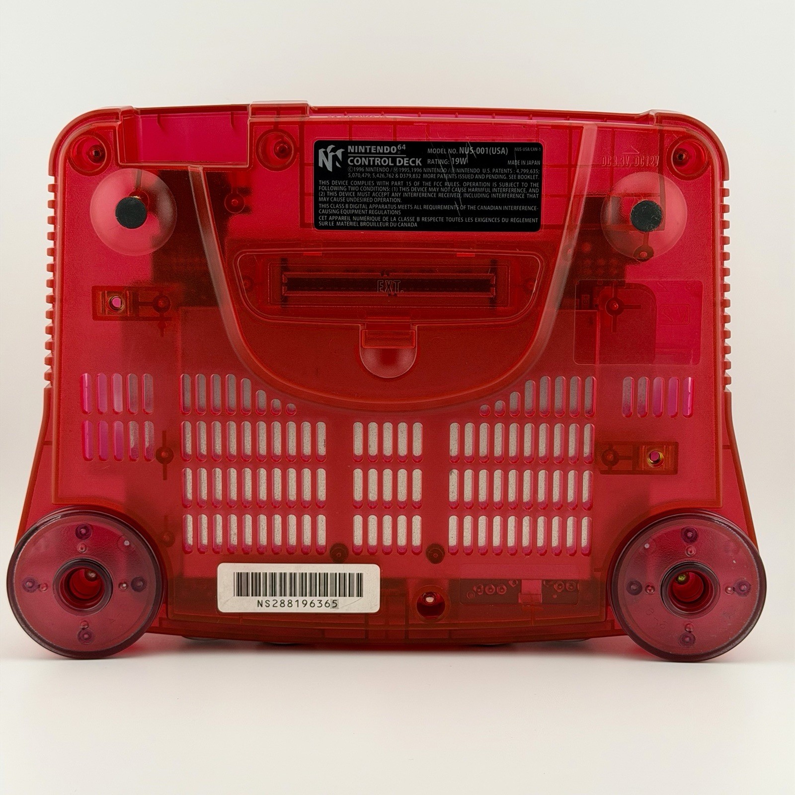 Nintendo 64 Watermelon Red Console Funtastic N64 Console Bundle Expansion Pak US