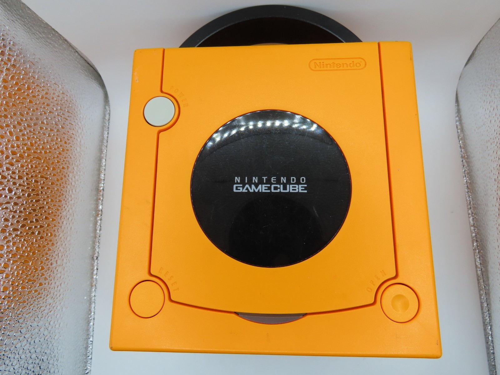 Nintendo GameCube Console CIB Orange Spice RECAPPED, NEAR MINT SHELL, USA REGION