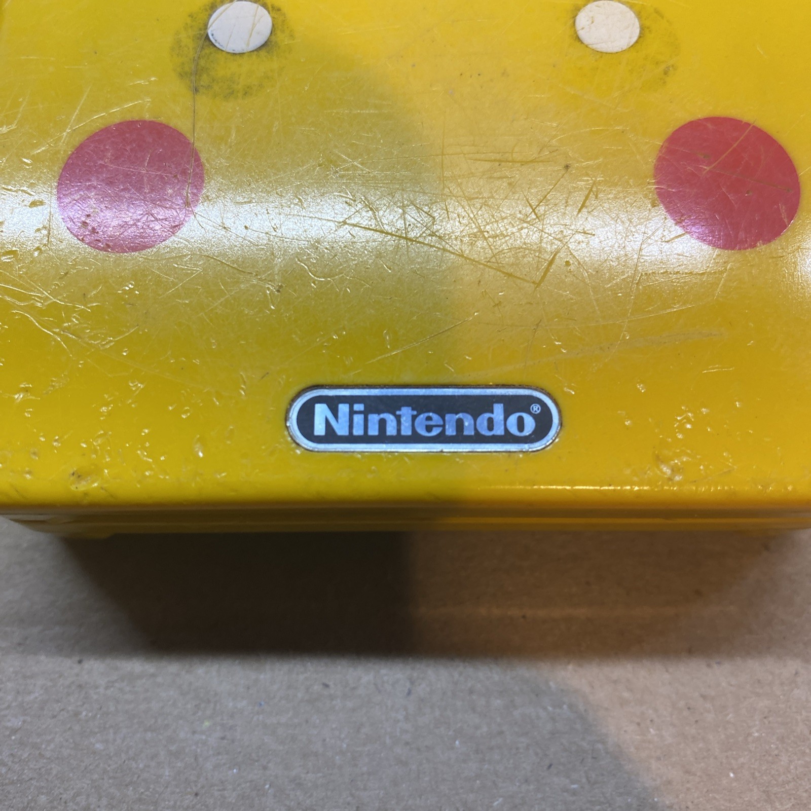Pikachu Edition Nintendo GameBoy Advance SP Handheld Tested Working Authentic !!