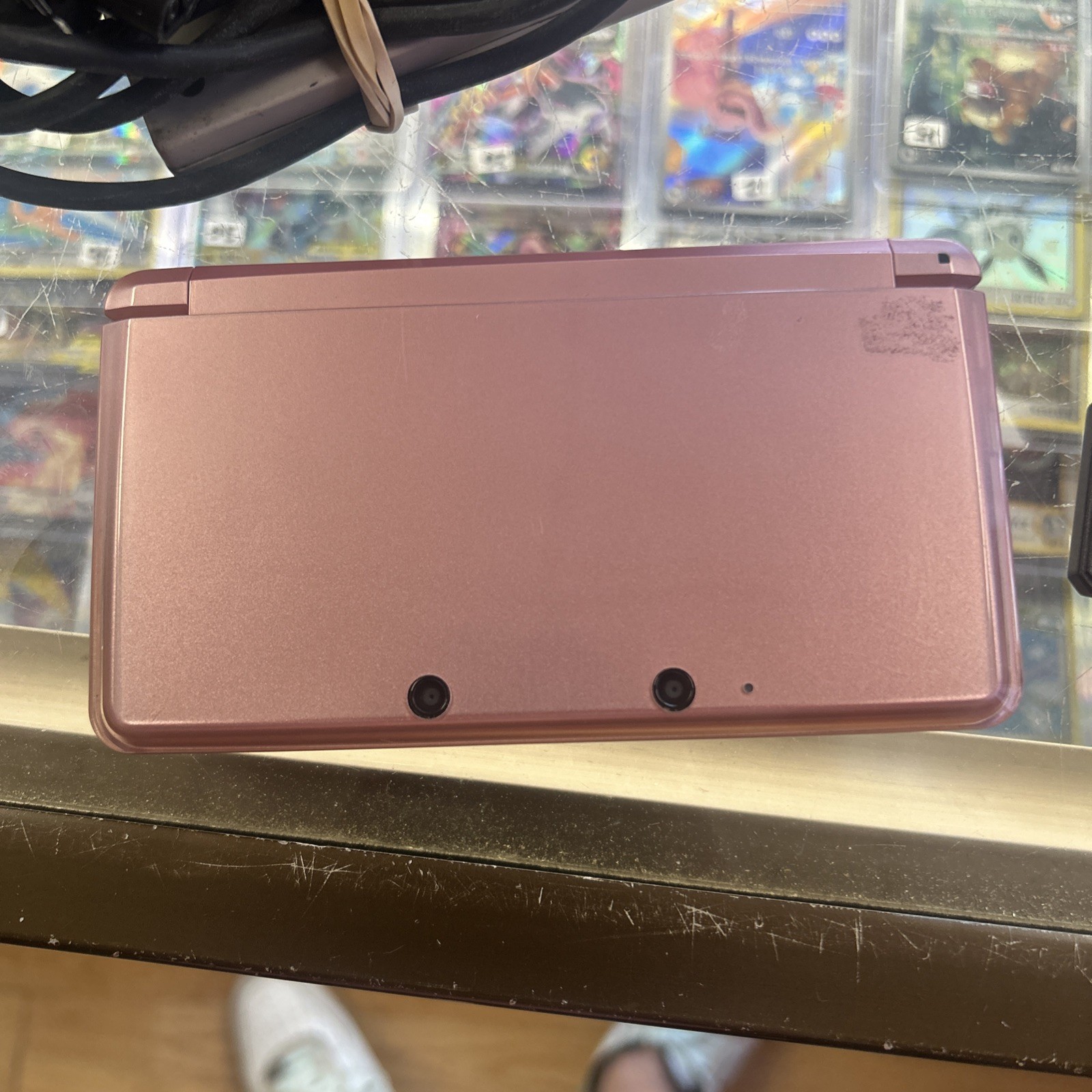 Nintendo 3DS Pearl Pink Handheld Handheld Console System CTR-001 Read Descrip