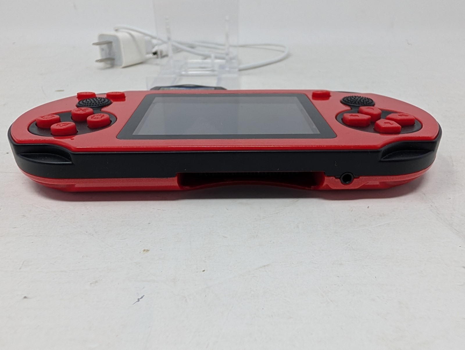 TaddToy Red 16 Bit Handheld Game Console – Hundreds of Preloaded Games, Baseball