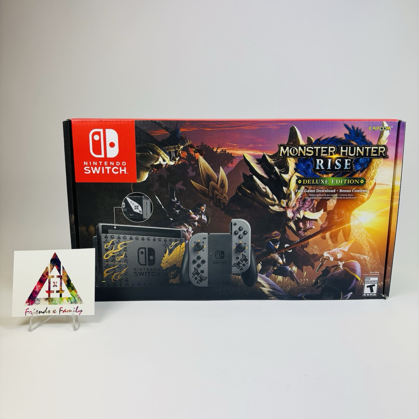 NEW Nintendo Switch Monster Hunter Rise Deluxe Edition Console