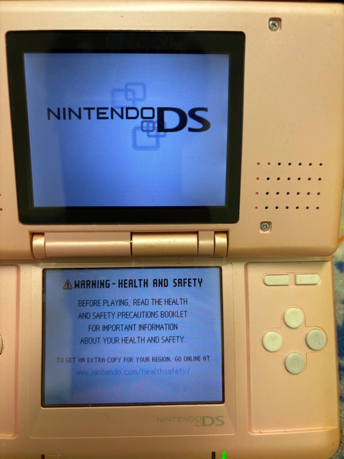 Nintendo DS Candy Pink Handheld System – Good Condition! – TESTED AND WORKING