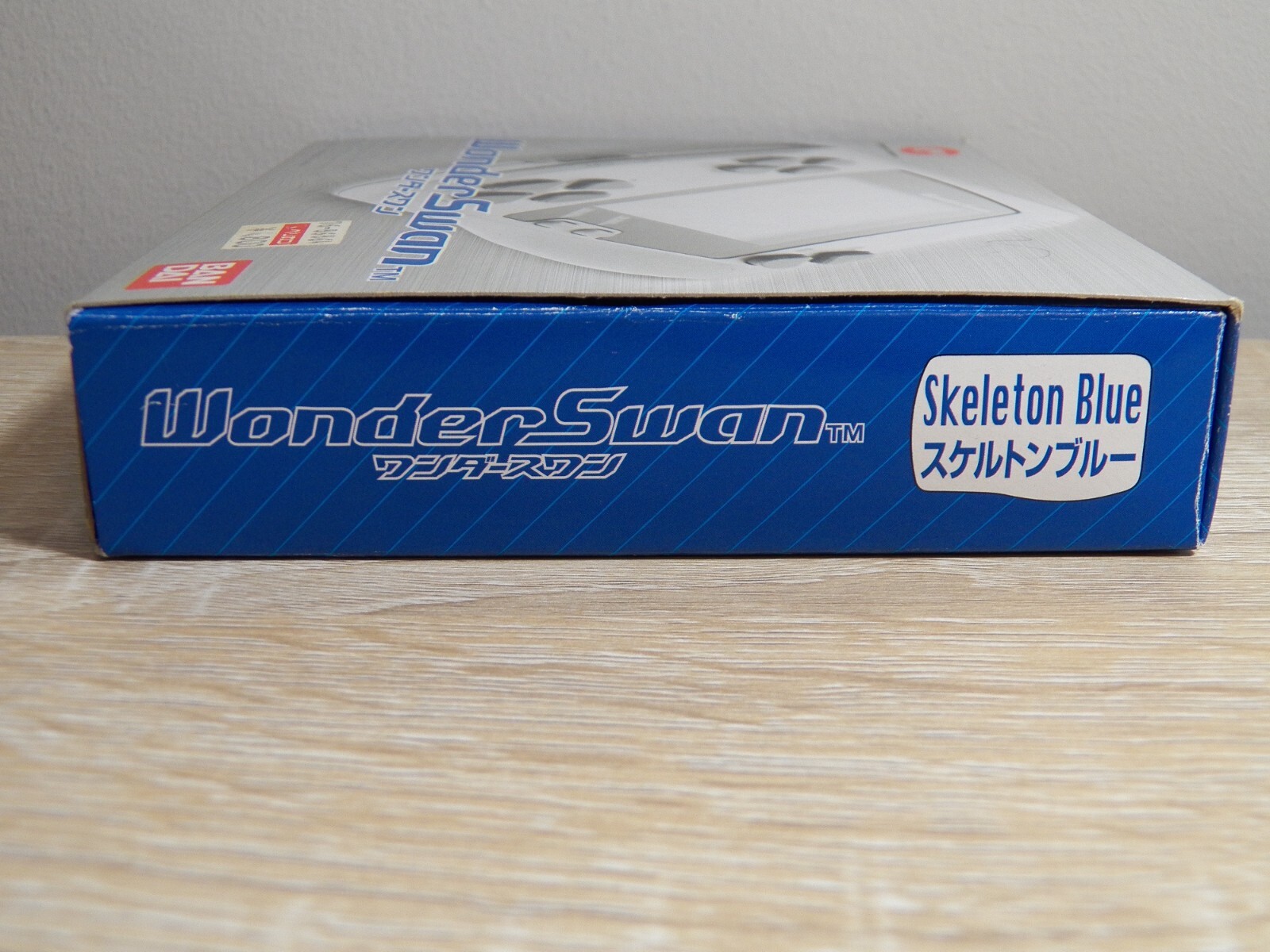 WonderSwan Handheld Console Skeleton Blue SW-001 in Box w Manual Japan Import
