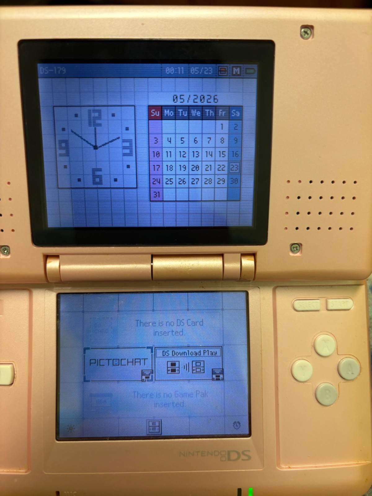 Nintendo DS Candy Pink Handheld System – Good Condition! – TESTED AND WORKING