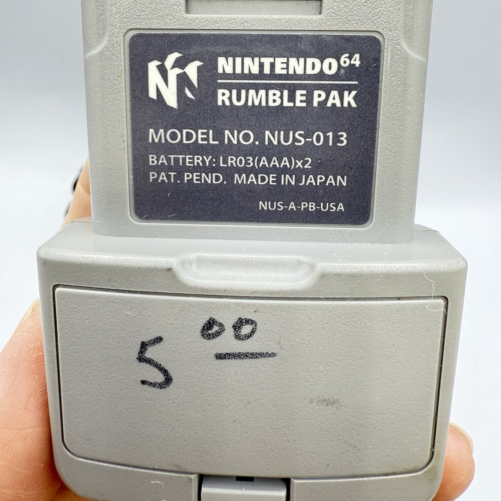 Nintendo N64 Console NUS-001 Bundle w/Expansion Pak Rumble Pak Tested