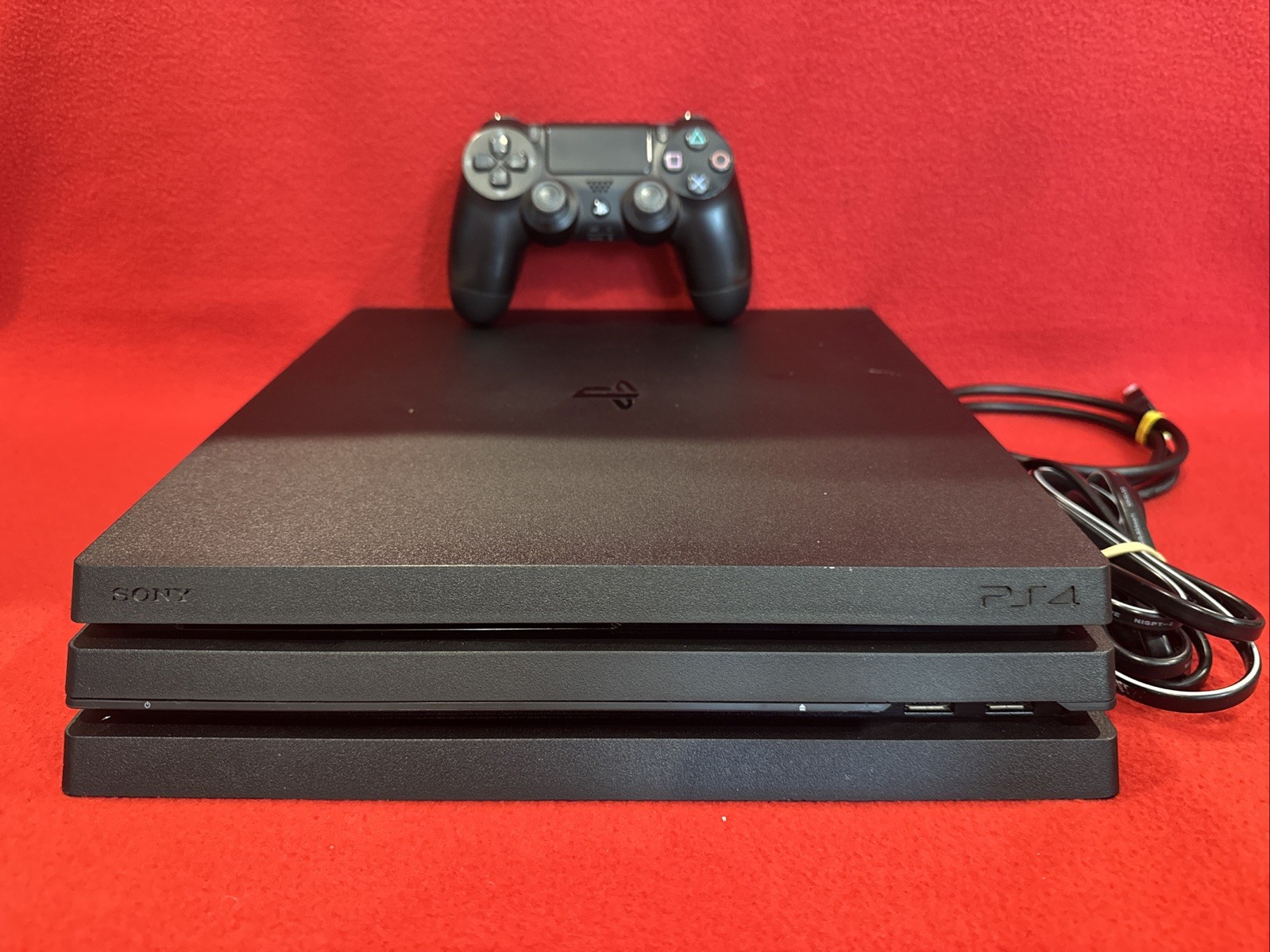 Sony PlayStation 4 PRO PS4 1 TB 4K Console Bundle Wireless Controller Game Cords