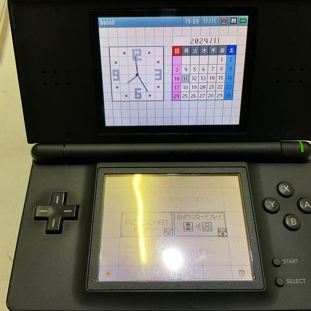 Nintendo DS Lite console with AC adapter