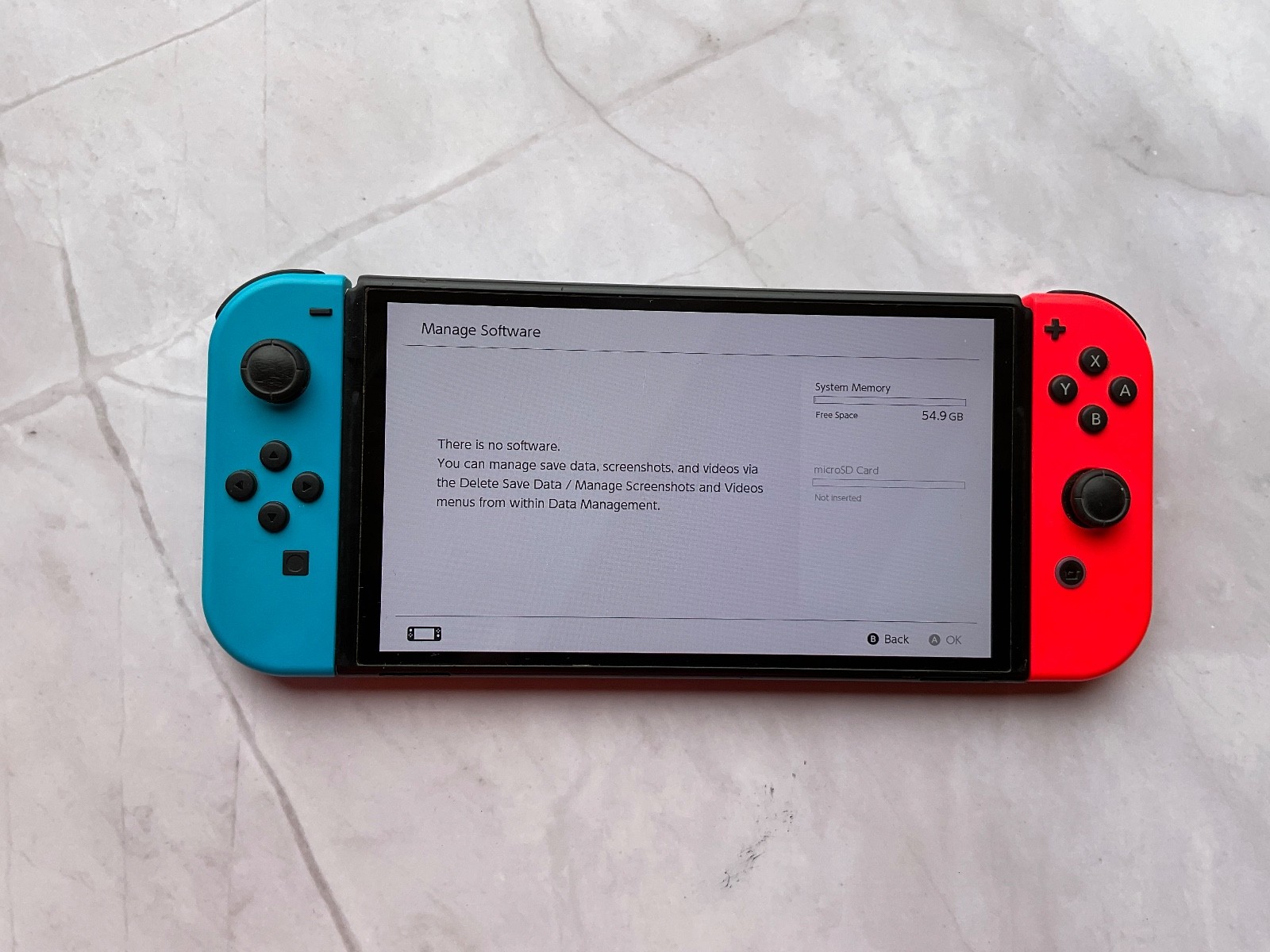 Nintendo Switch With Docking Station, Charger, HDMI 55GB