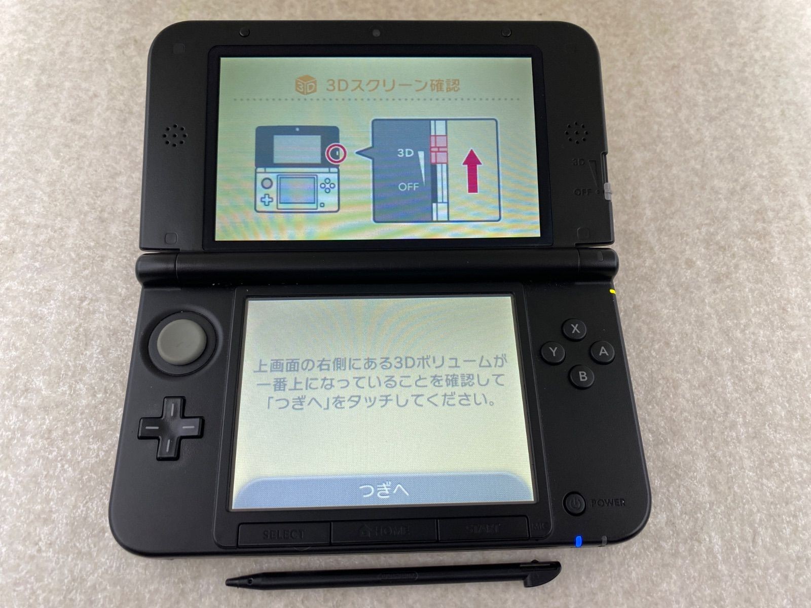 Nintendo 3DS LL XL console Silver Black Boxed Japanese ver Tested Japan F/S
