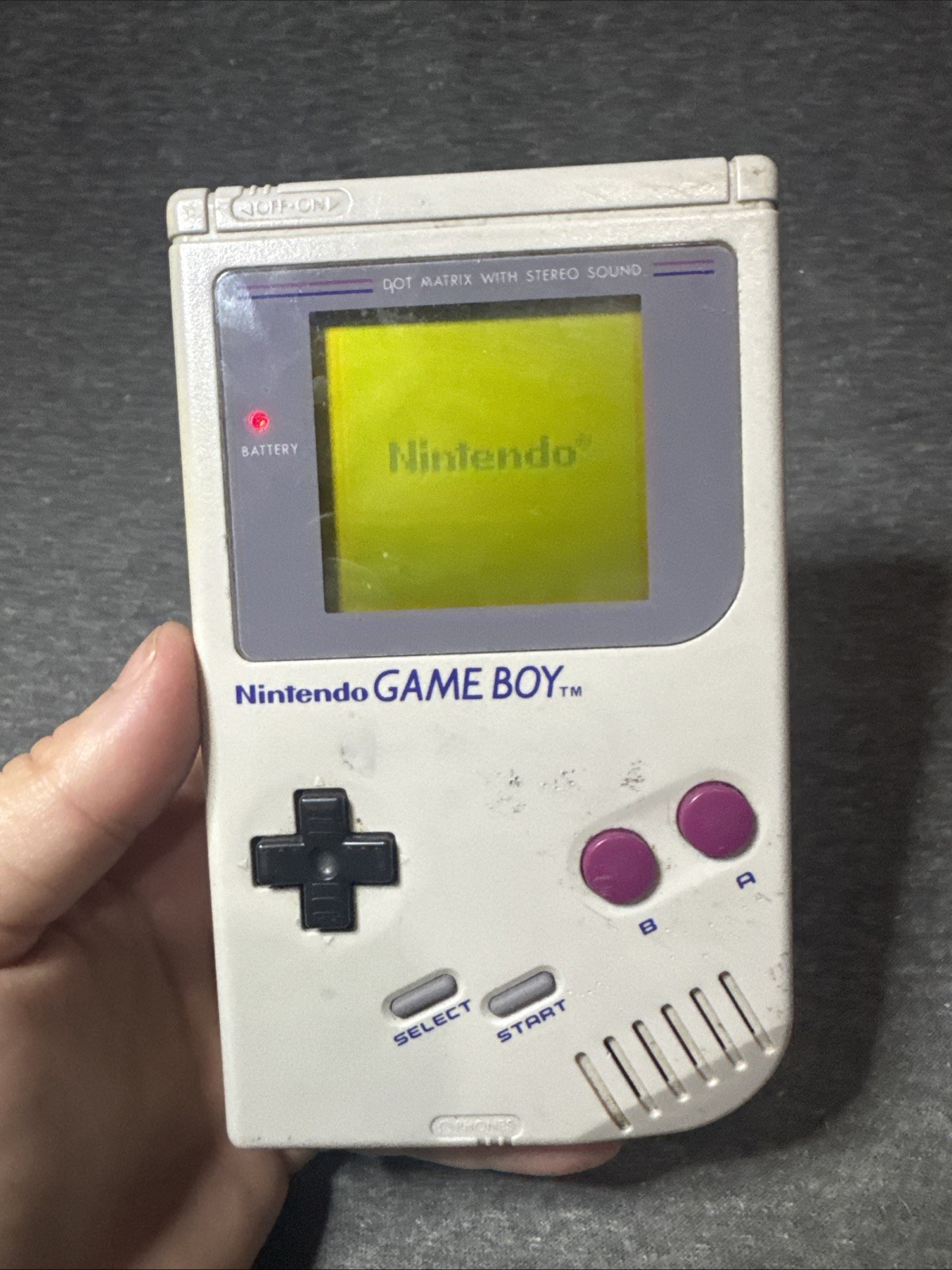 Nintendo Game Boy Launch Edition Handheld System – Gray