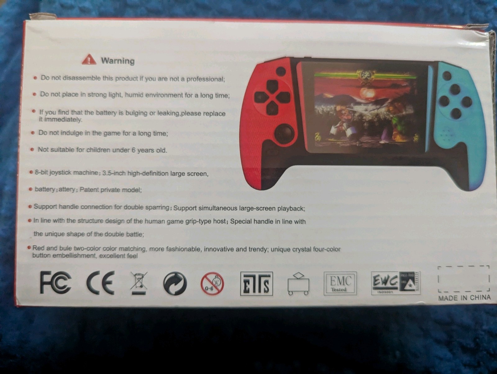 Q21 Handheld Game Console – 500 Games Built In NEW