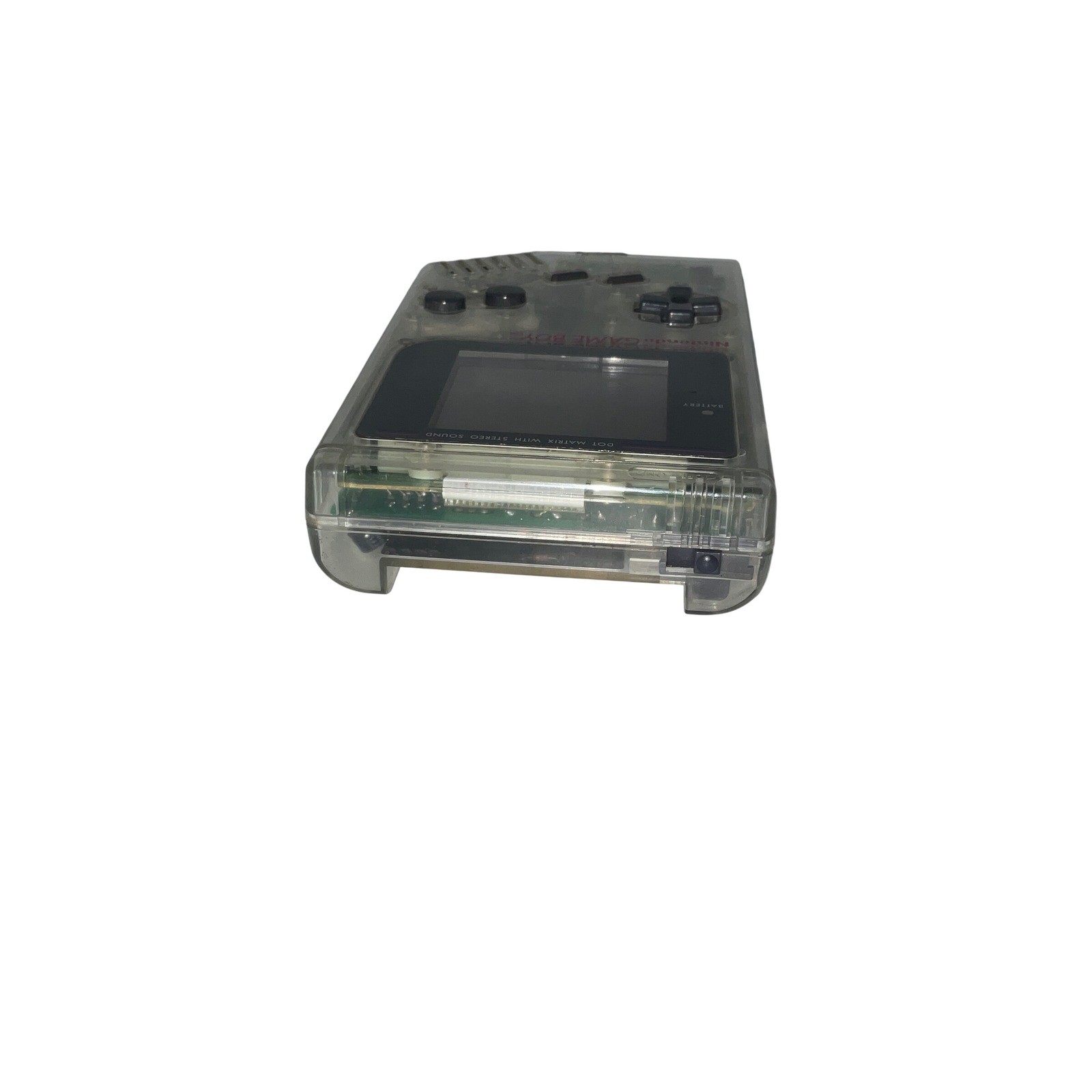 Nintendo Handheld Game Boy DMG-01 Clear Transparent Plastic Tested!
