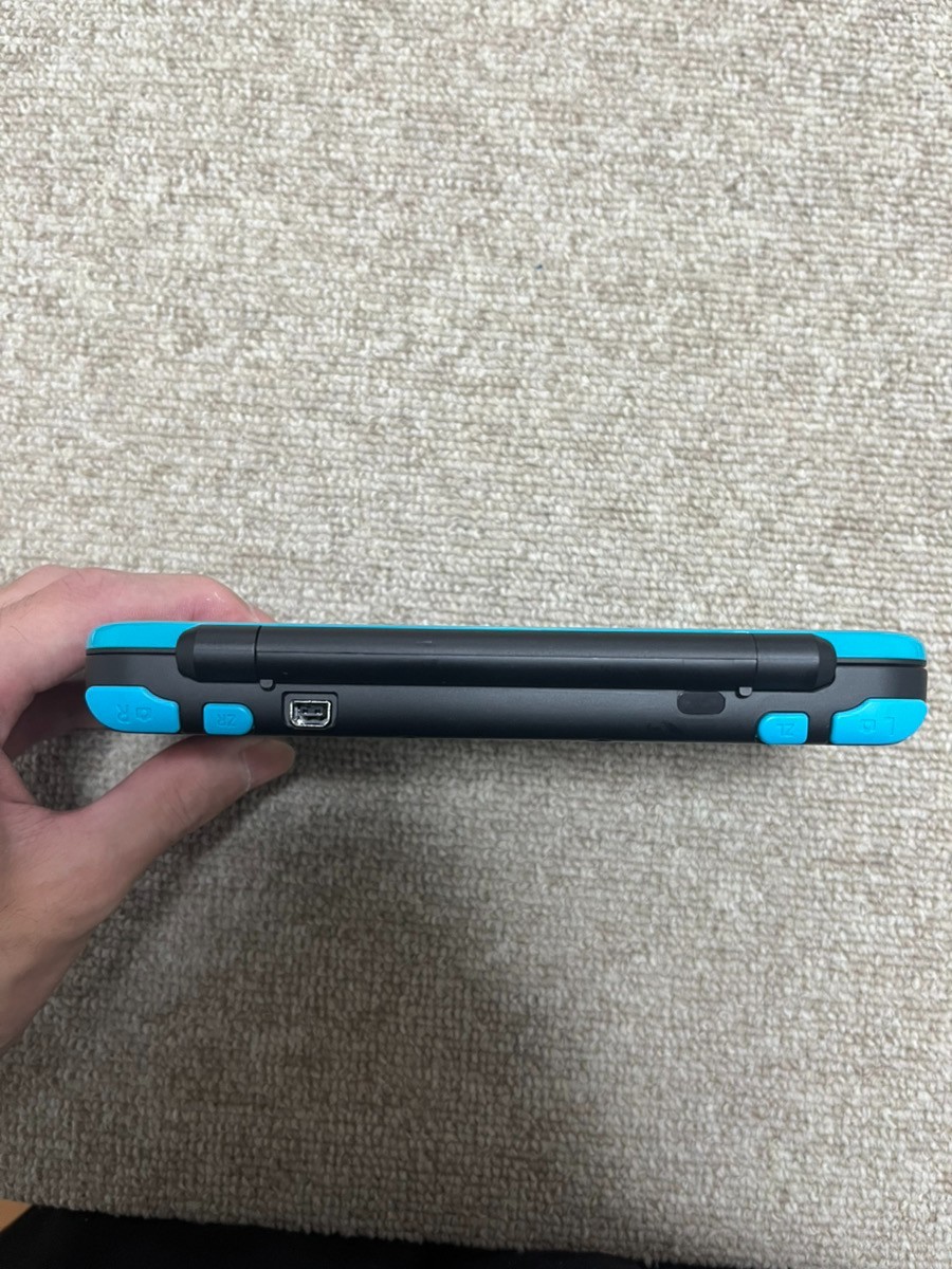 New Nintendo 2DS XL LL Black Turquoise Console Japanese B823