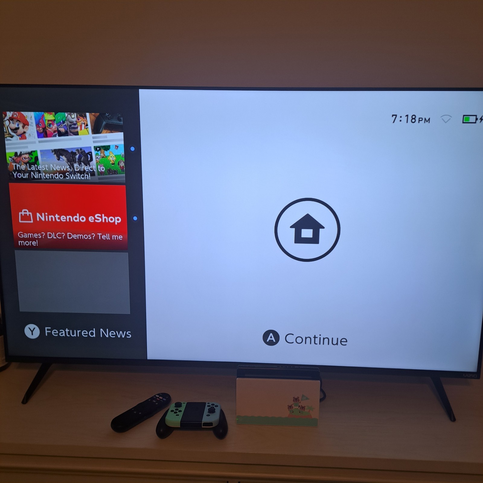 Nintendo Switch Animal Crossing Edition Console Bundle – Left Rail Charge Issue