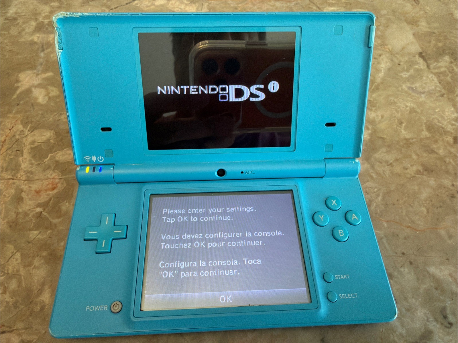 Nintendo DSi Handheld Game Console Only TWL-001 Blue