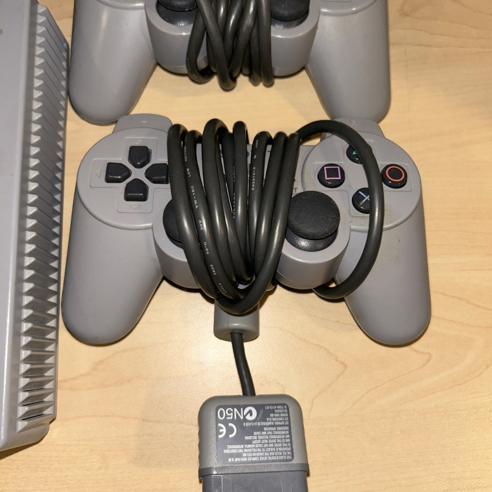 PlayStation Console SCPH-5501 (Untested) – 2 Controllers – Powers On – Lights Up
