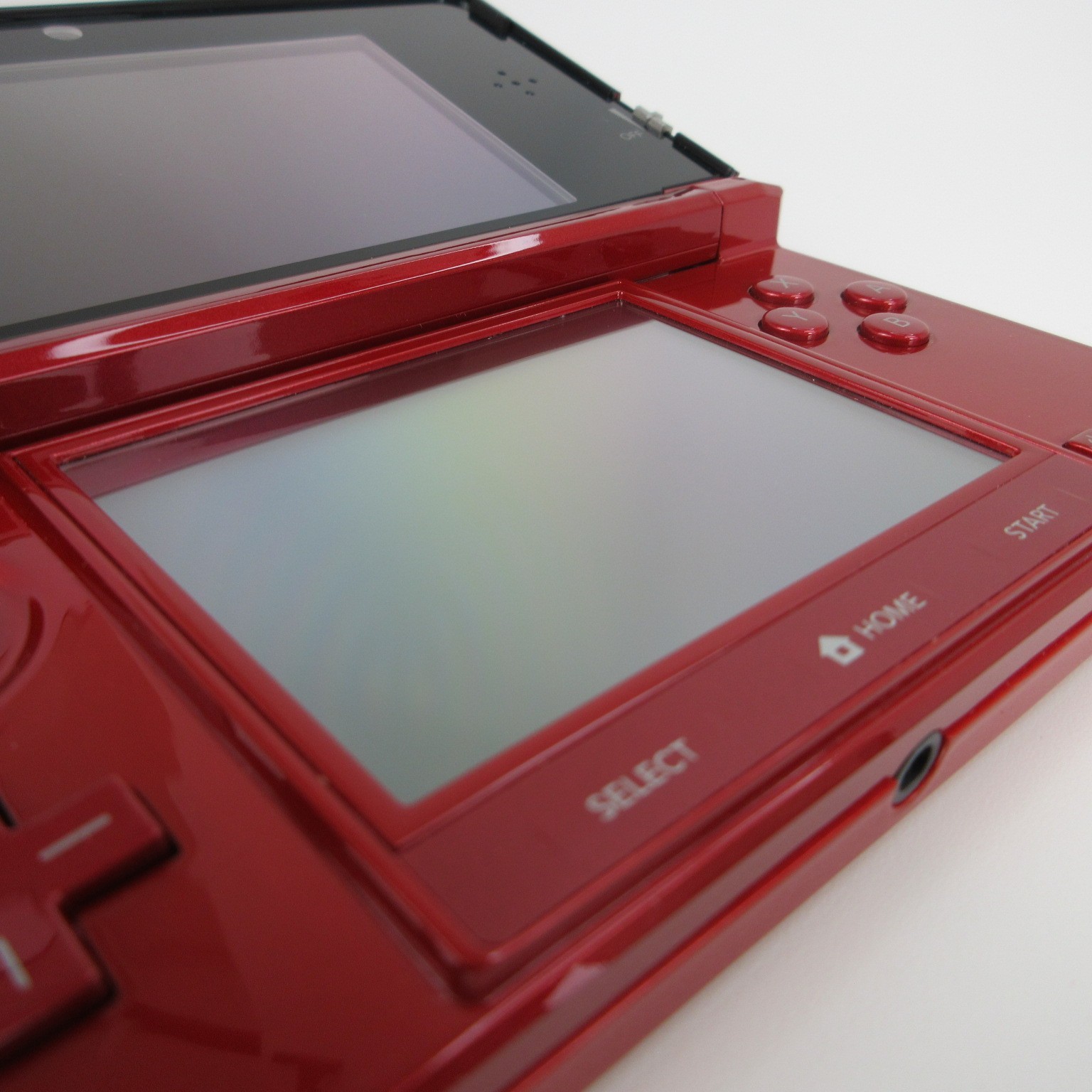 【Very Good】Nintendo 3DS Flare Red Console Box Charger Japanese Edition #Den0816