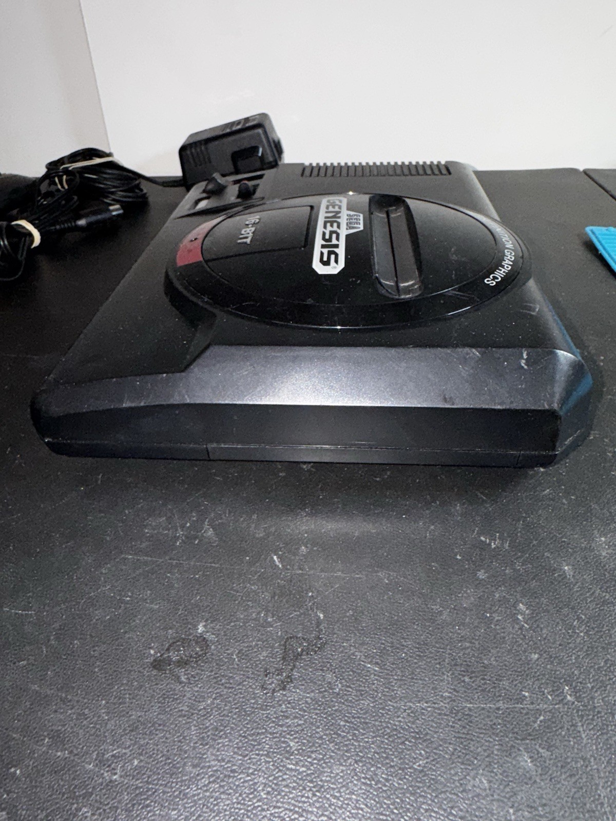 Sega Genesis Model 1 W/ Cables Controller Castlevania Bloodlines Tested Works!