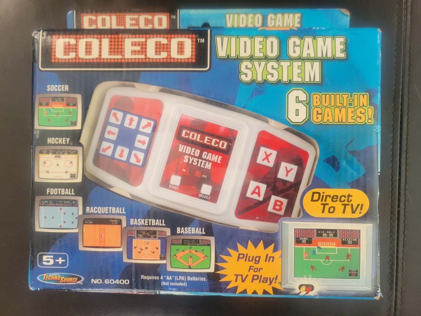 Coleco Vintage Video Game Six 6 Built in games Plug in for TV Play Item #60400