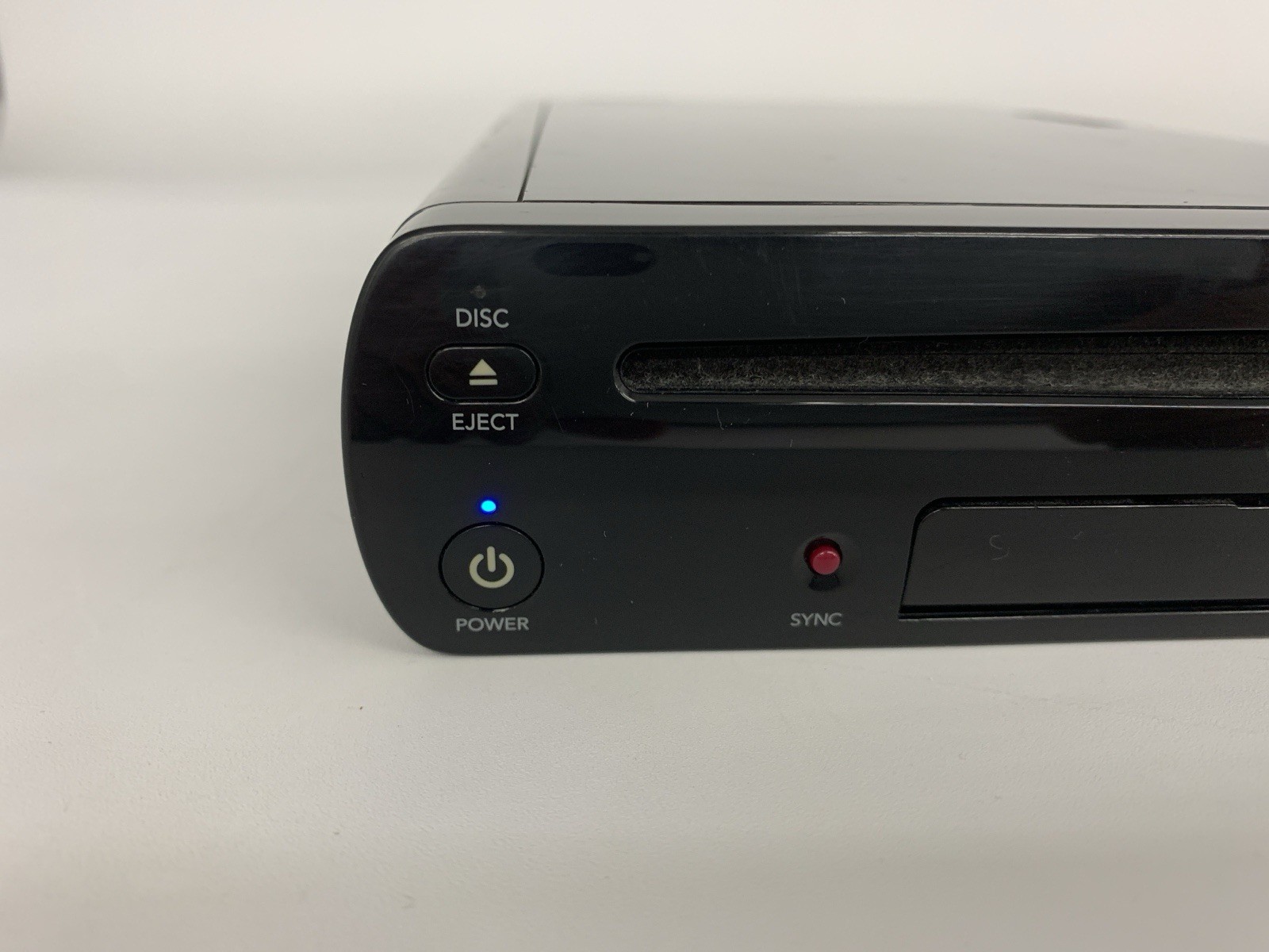 Wii U console,WUP-101(01) Black, power-on confirmed 0612-203