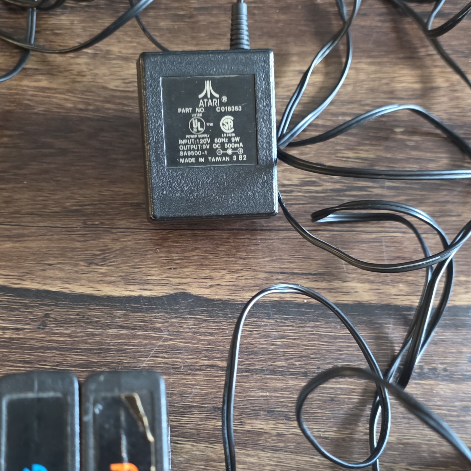 Atari 2600 Home Console Bundle RF TV Type Switch 2 Joysticks Touch Pad Games