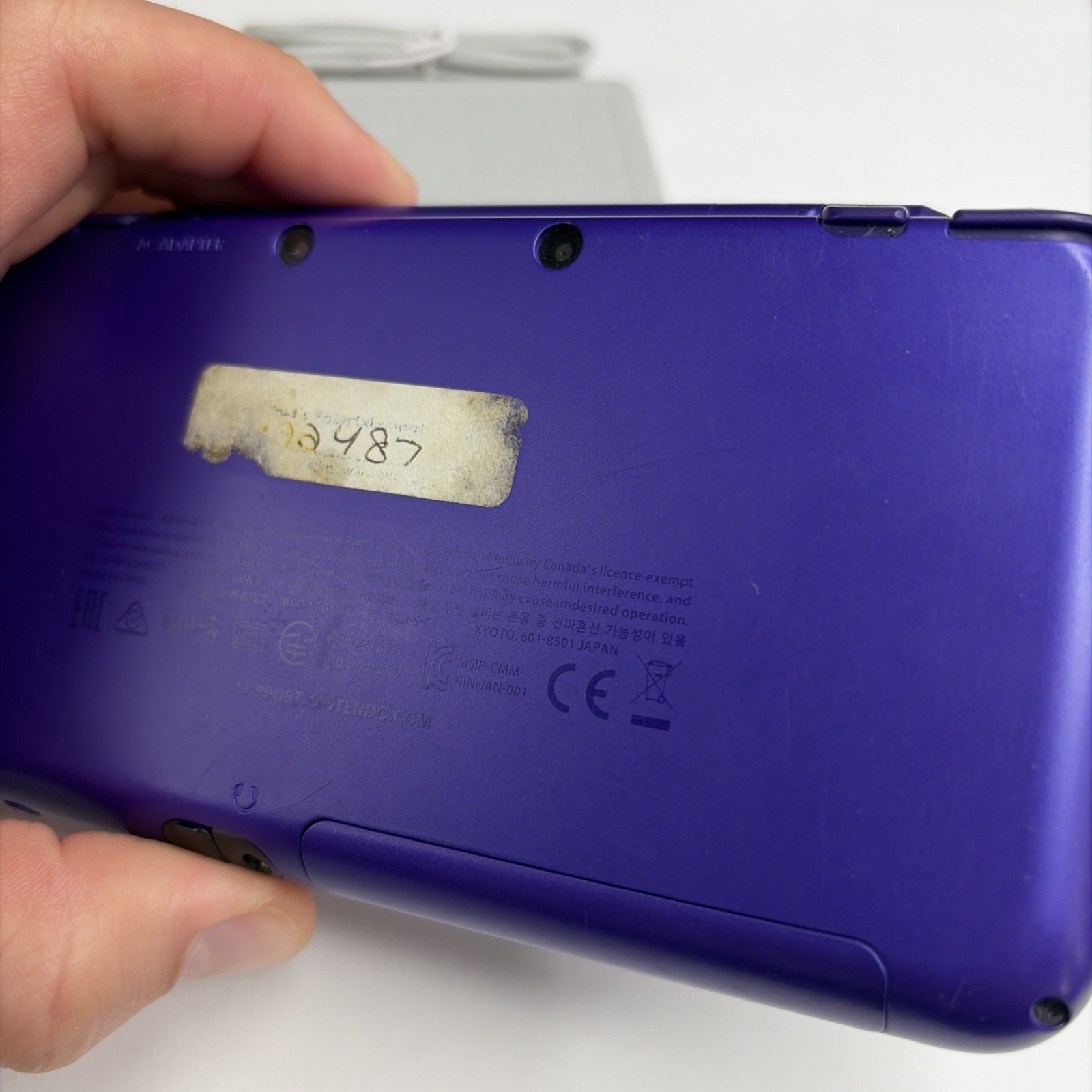 New Nintendo 2DS XL Console – Purple Silver W Charger Stylus US Model