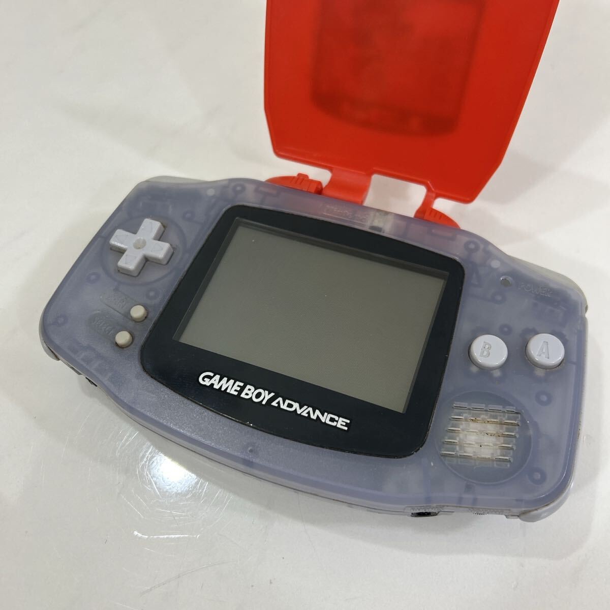 Game Boy Advance Console Nintendo Mega Man Battle Network LCD With Cover Rare