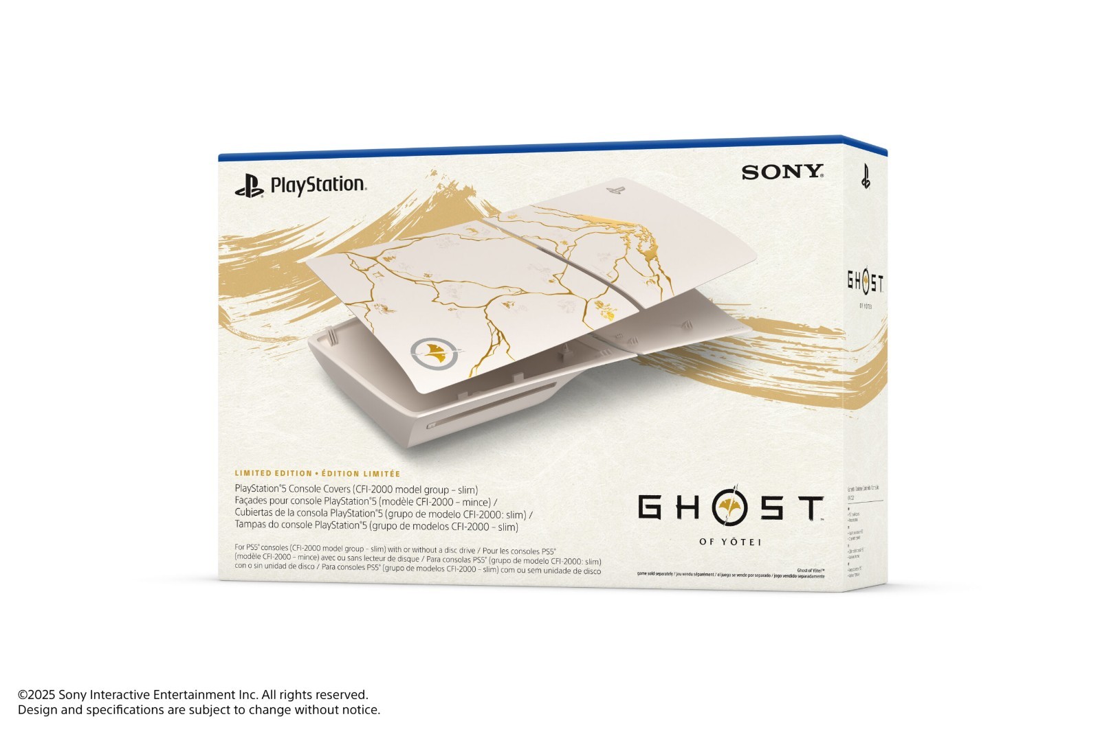 PSL Ghost of Yotei PS5 PlayStation 5 Cover Gold Limited Edition CFI-ZCS2GZ7