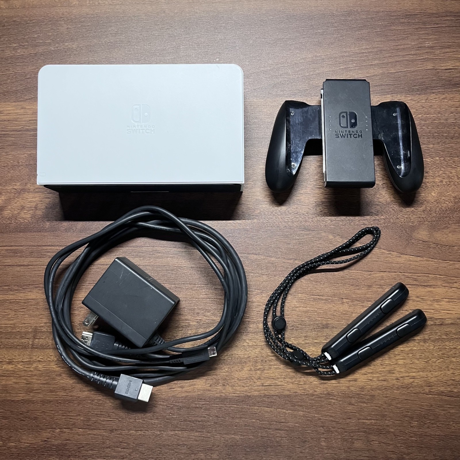 Nintendo Switch OLED Bundle Console with Joy-Con, Dock, & Games READ DESCRIPTION