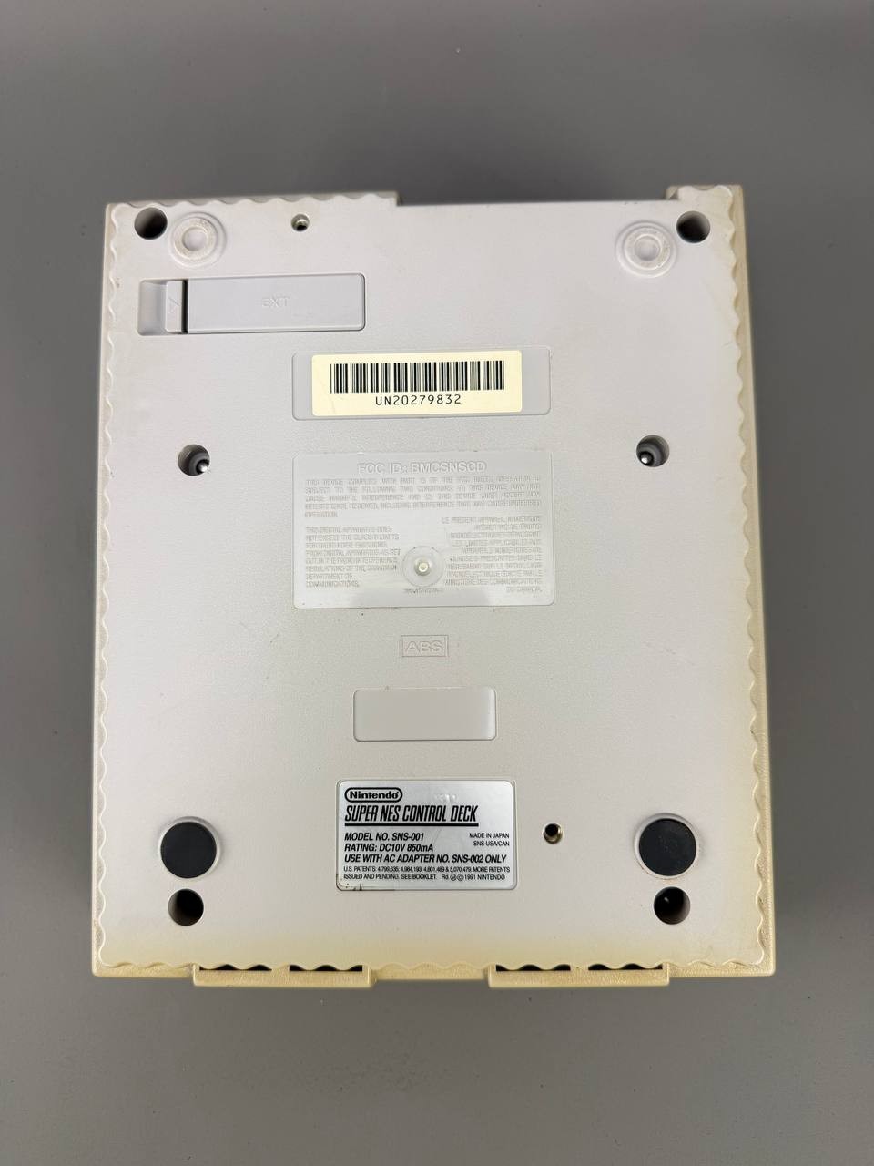 Super Nintendo SNES Control Deck Console Only SNS-001