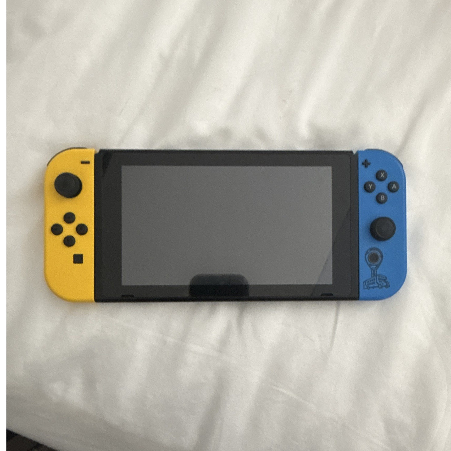 Nintendo Switch Handheld System Wi-Fi Yellow Blue Joy-Cons Black Console