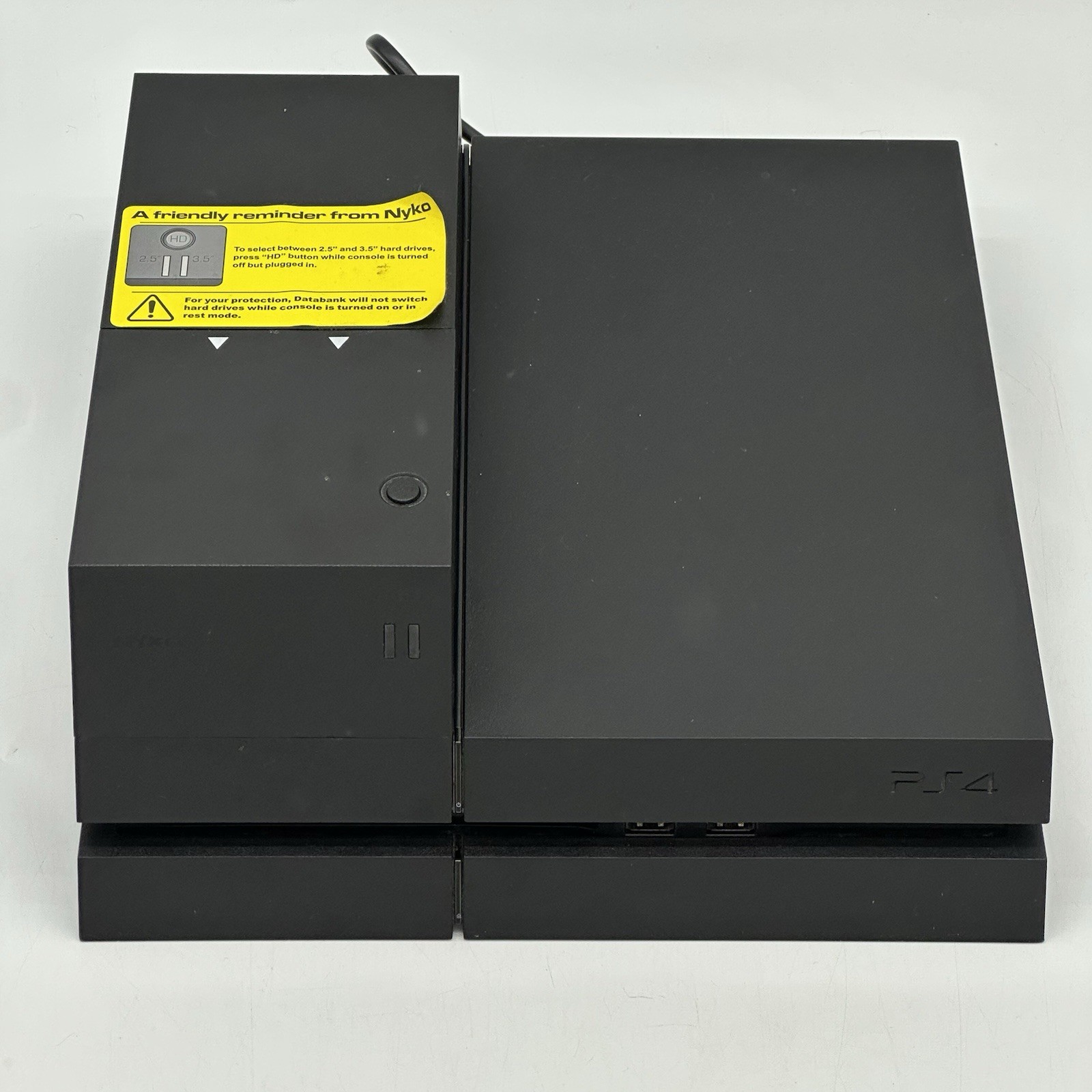 Sony PlayStation 4 500GB Console w/Nyko Data Bank AS IS – Disc Drive Not Reading