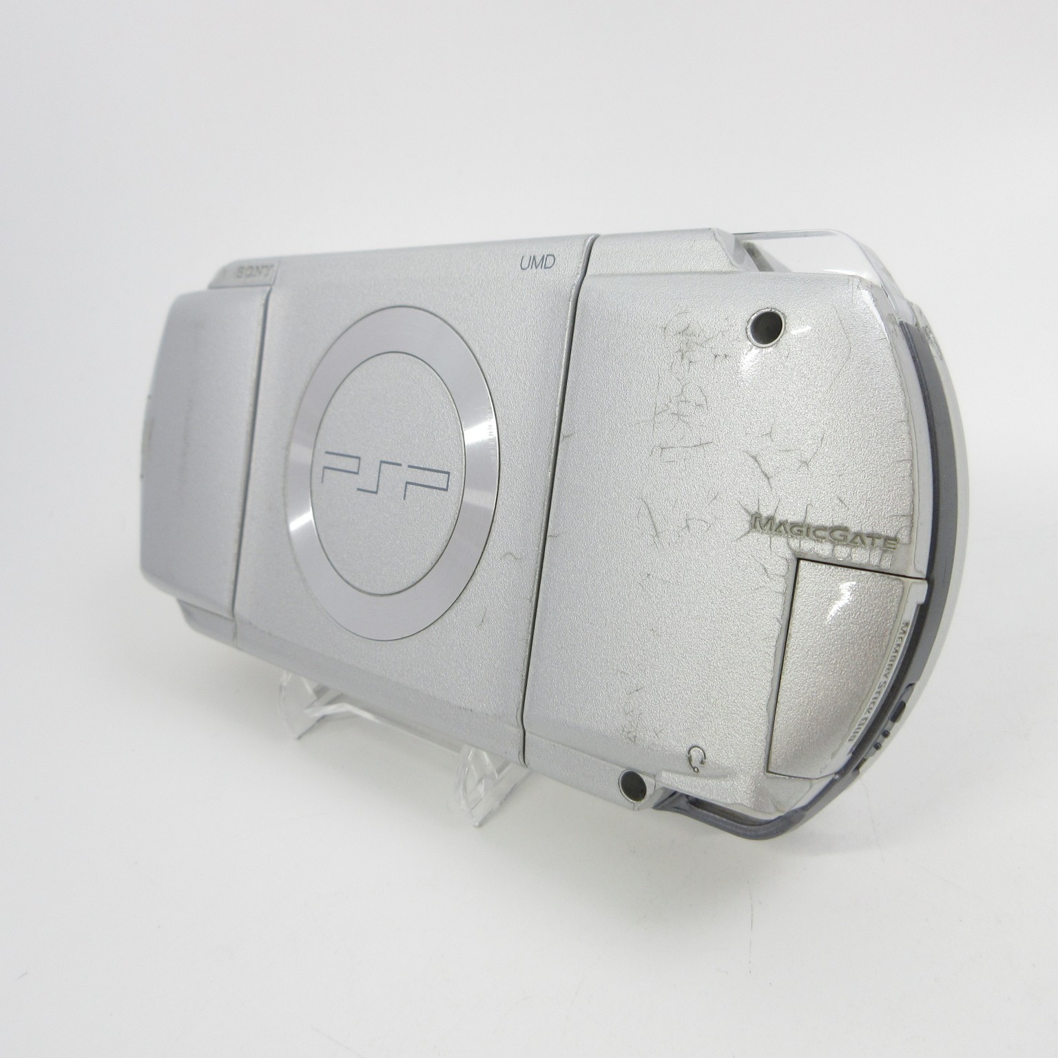 【Excellent】Sony PSP-1000 Silver Console Only No Battery Japan Ver. #RET08/0603/0