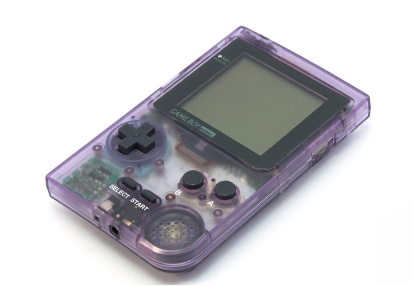 *NEW GLASS SCREEN* Nintendo Game Boy Pocket GBP Atomic Purple System NEW