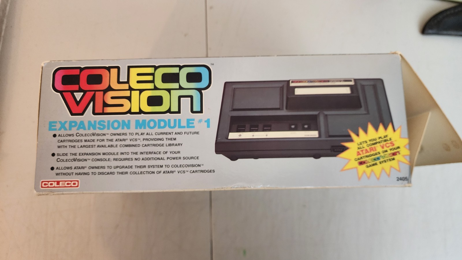 ColecoVision Console 1982 Complete in Box with the Coleco Vision Expansion Pack!