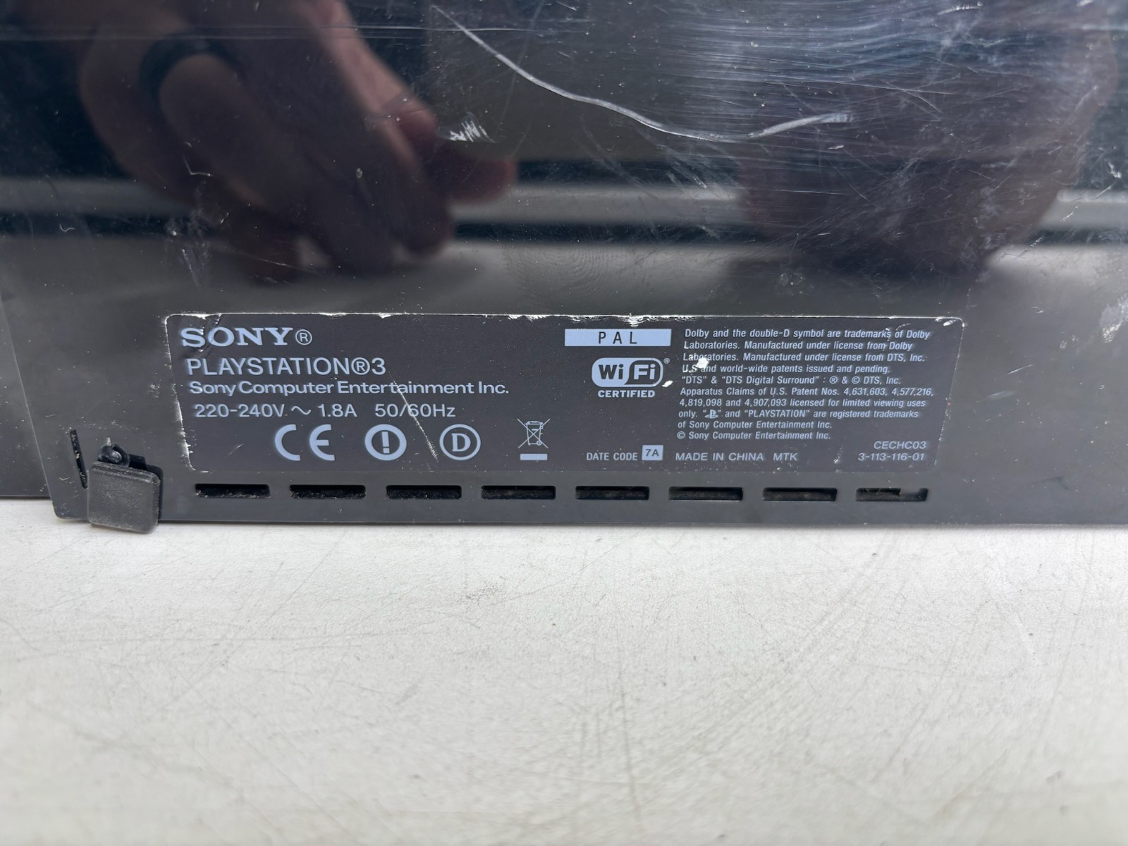 Lot Of 2 Sony PlayStation 3 Backwards Compatible As For Parts CECHC03 CECHE01
