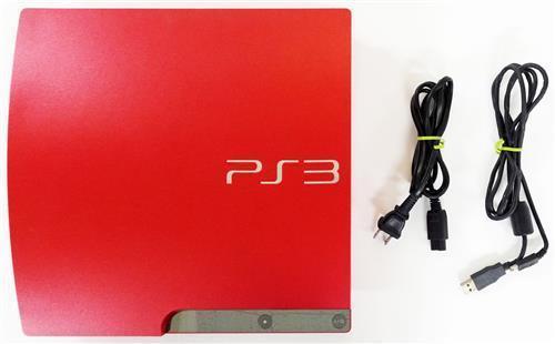 PlayStation 3 Console System 320GB Scarlet Red Game CECH-3000BSR w/cable From JP