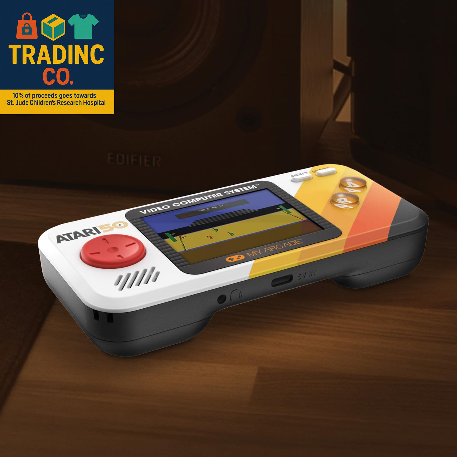Atari Pocket Player Pro: Handheld Portable Video Game Console with 100 Games, 2.
