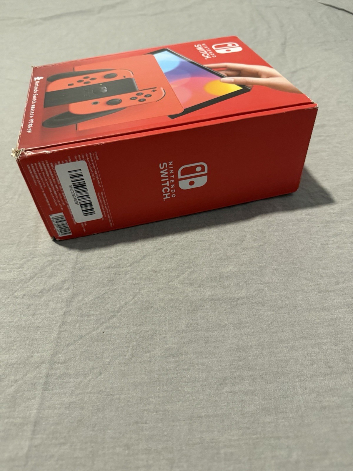 EMPTY Switch Box Only Nintendo Mario Red OLED Console Cardboard Retail