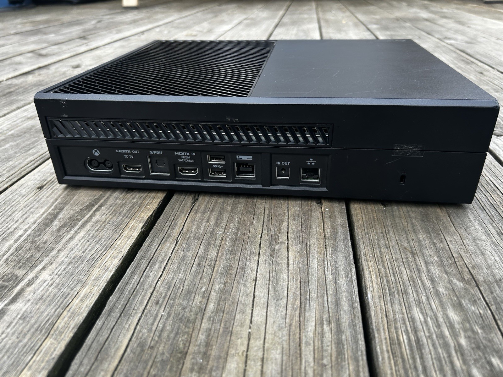 Microsoft Xbox One Black Home Console HDMI USB S/PDIF Ethernet