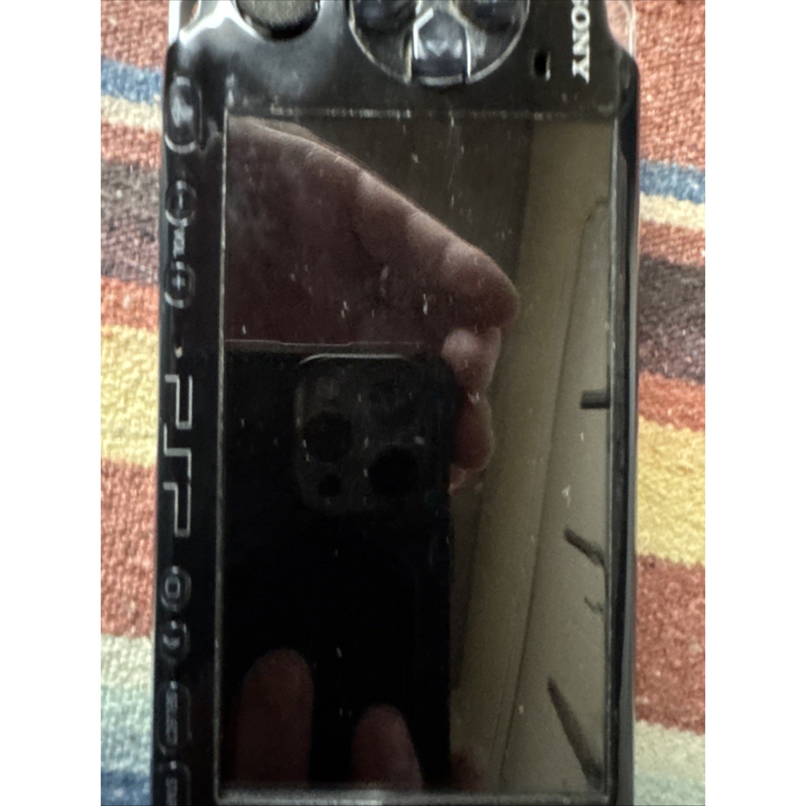 Sony PSP-3000 Launch Edition 64MB Black W/box Tested (No Battery Or Charger)