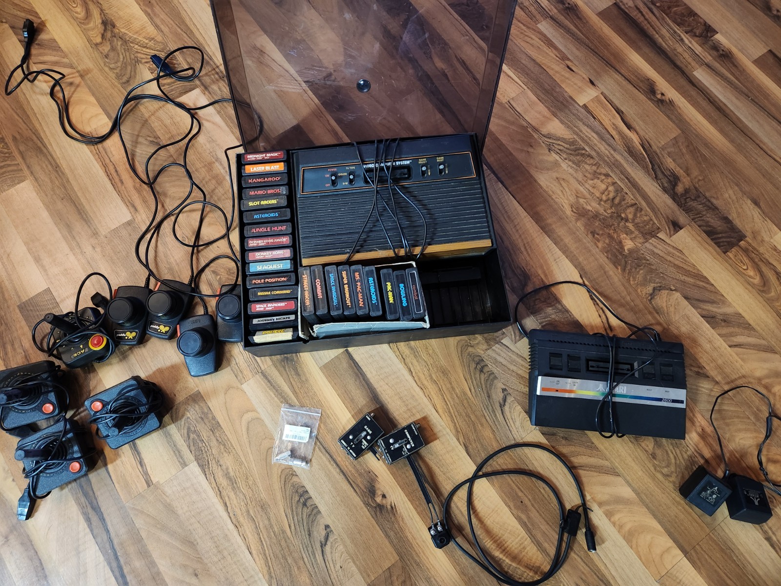 Vintage Atari Video Computer System 2600A And Atari 2600 System